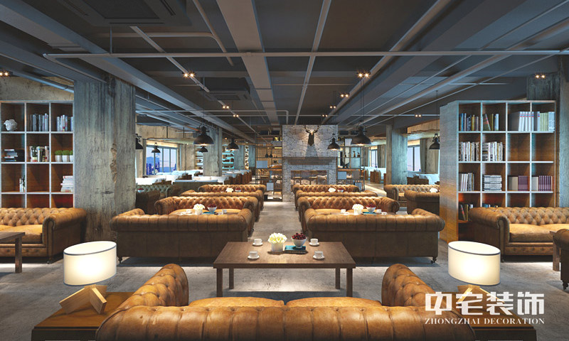 御景峰咖啡廳裝修案例